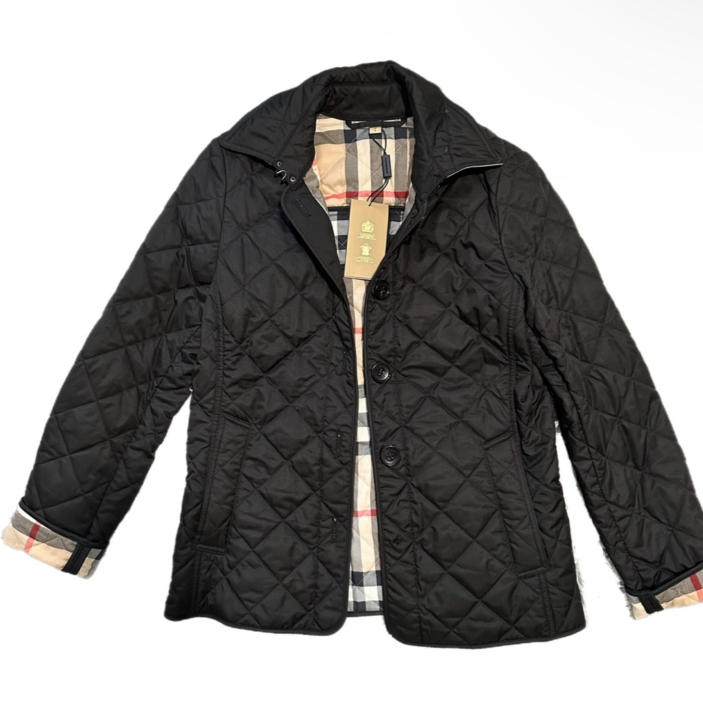 Brand New Burberry Jacket In Black. For Women, Size S